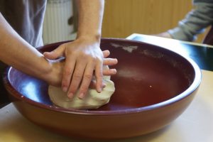 自宅で蕎麦打ち